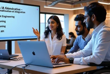 Generative AI and LLMs Training Course Formation IA Générative et LLMs : Comprendre, Personnaliser et Déployer Adaptez et déployez un LLM dans un environnement réel. Chez Forma-IT, nos formations en Intelligence Artificielle (IA) sont pensées pour vous offrir une expérience d’apprentissage personnalisée et pragmatique, parfaitement alignée avec vos besoins professionnels.