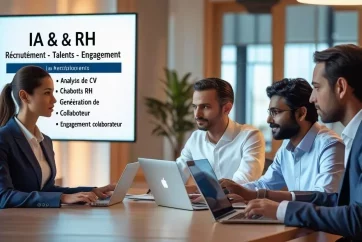   Optimise your recruitment advertisements Automate sourcing and contact, assess candidates, conduct automated interviews. At Forma-IT, our Artificial Intelligence (AI) training courses are designed to offer you a personalised and pragmatic learning experience, perfectly aligned with your professional needs. Optimisez vos annonces de recrutement Automatisez le sourcing et la prise de contact, évaluez les candidats, menez des entretiens automatisés.   Chez Forma-IT, nos formations en Intelligence Artificielle (IA) sont pensées pour vous offrir une expérience d’apprentissage personnalisée et pragmatique, parfaitement alignée avec vos besoins professionnels.